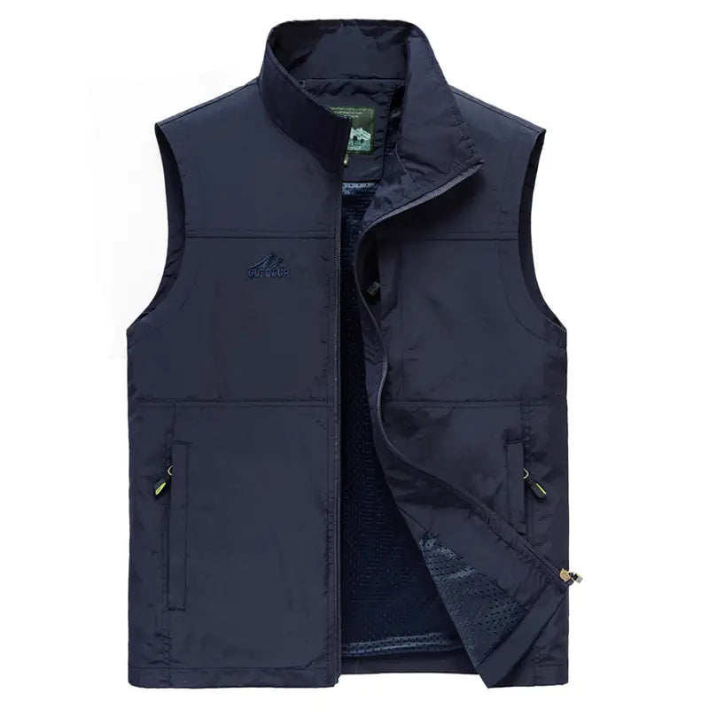 2023 Men's Outdoor Large Size Vest for Sports & Hiking