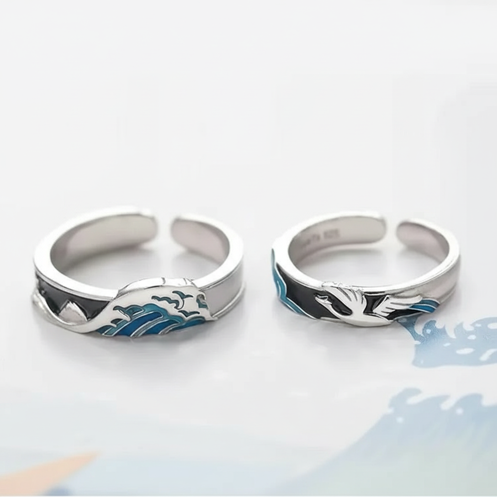 Japanese Style Niche Design Ring - Original Prosperity