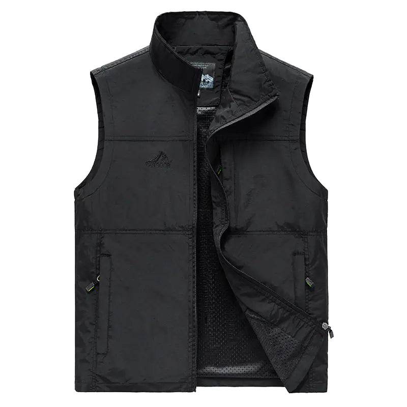2023 Men's Outdoor Large Size Vest for Sports & Hiking